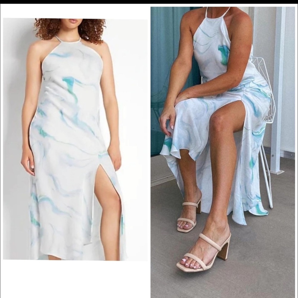 Express gorgeous slip silky dress